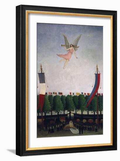 Die Freiheit Laedt die Kuenstler Zum 22. Salon Der Unabhaengigen Ein, 1906-Henri Rousseau-Framed Giclee Print