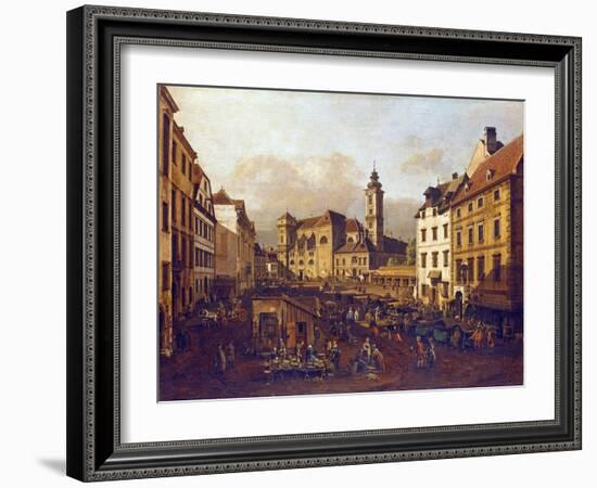 Die Freyung in Wien, Ansicht Von Suedost-Berthe Morisot-Framed Giclee Print