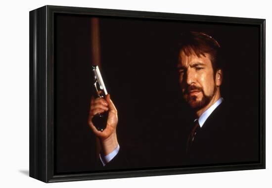 DIE HARD, 1988 directed by JOHN Mc TIERNAN Alan Rickman (photo)-null-Framed Stretched Canvas