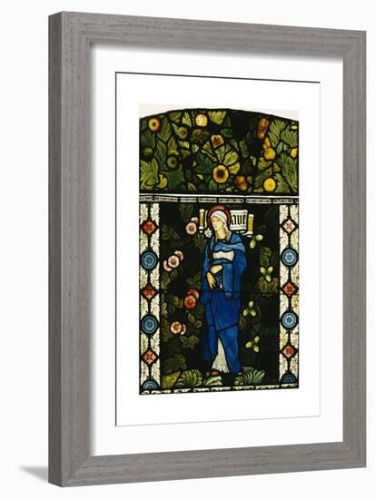 Die heilige Jungfrau Maria-Edward Burne-Jones-Framed Giclee Print