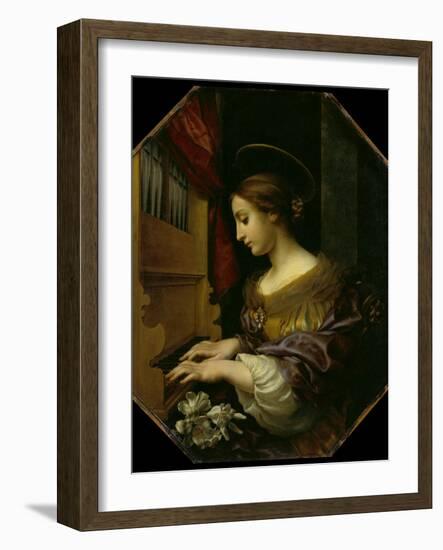 Die hl.Cäcilia. 1671-Carlo Dolci-Framed Giclee Print