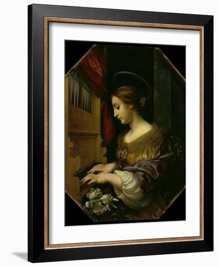 Die hl.Cäcilia. 1671-Carlo Dolci-Framed Giclee Print