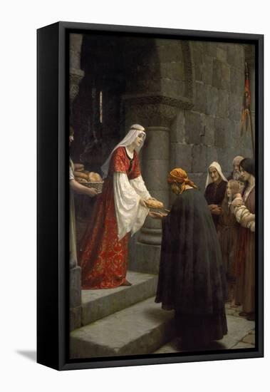 Die Hl.Elisabeth Von Ungarn Speist die Armen, 1895-Edmund Blair Leighton-Framed Premier Image Canvas