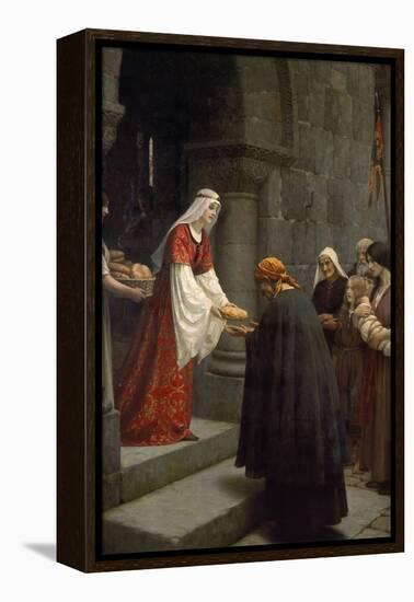 Die Hl.Elisabeth Von Ungarn Speist die Armen, 1895-Edmund Blair Leighton-Framed Premier Image Canvas