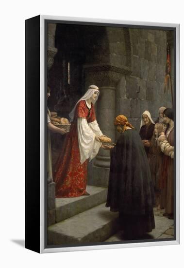 Die Hl.Elisabeth Von Ungarn Speist die Armen, 1895-Edmund Blair Leighton-Framed Premier Image Canvas