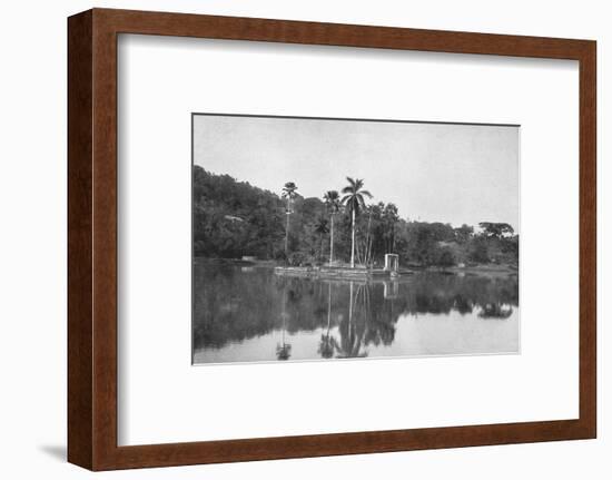 'Die Insel im See von Kandy', 1926-Unknown-Framed Photographic Print