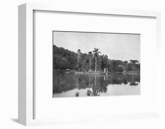 'Die Insel im See von Kandy', 1926-Unknown-Framed Photographic Print