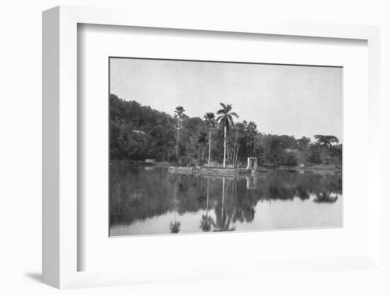 'Die Insel im See von Kandy', 1926-Unknown-Framed Photographic Print