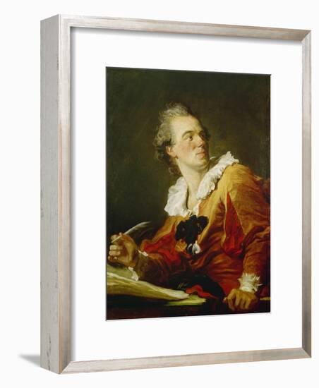 Die Inspiration-Jean Honoré Fragonard-Framed Giclee Print