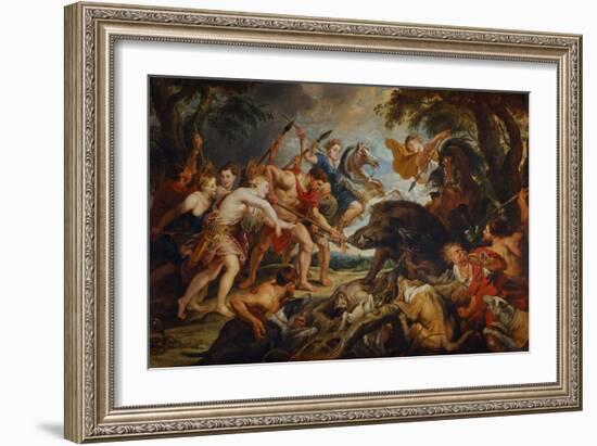 Die Jagd des Meleager Und Der Atalante, um 1615/20-Peter Paul Rubens-Framed Giclee Print