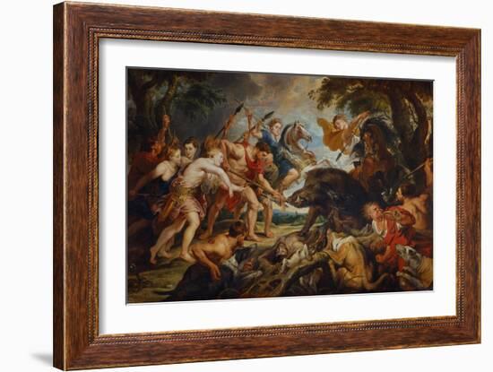 Die Jagd des Meleager Und Der Atalante, um 1615/20-Peter Paul Rubens-Framed Giclee Print