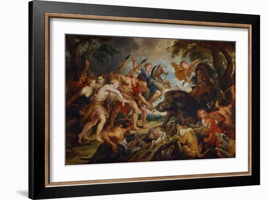 Die Jagd des Meleager Und Der Atalante, um 1615/20-Peter Paul Rubens-Framed Giclee Print