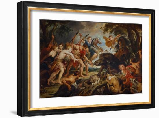 Die Jagd des Meleager Und Der Atalante, um 1615/20-Peter Paul Rubens-Framed Giclee Print