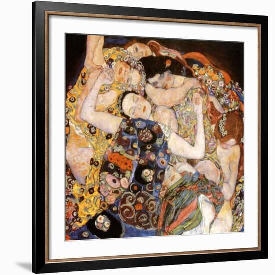 Die Jungfrau-Gustav Klimt-Framed Art Print