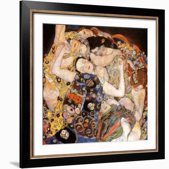 Die Jungfrau-Gustav Klimt-Framed Art Print