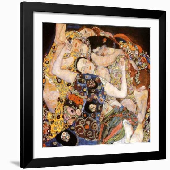 Die Jungfrau-Gustav Klimt-Framed Art Print