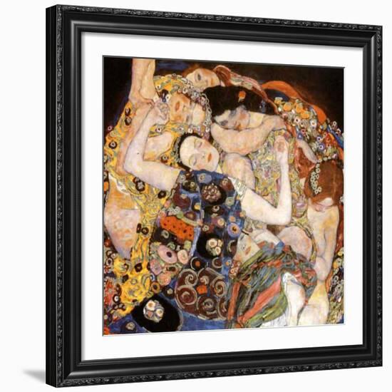 Die Jungfrau-Gustav Klimt-Framed Art Print