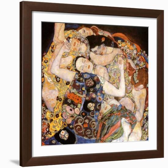 Die Jungfrau-Gustav Klimt-Framed Art Print