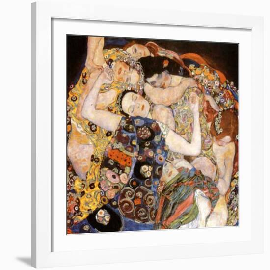 Die Jungfrau-Gustav Klimt-Framed Art Print