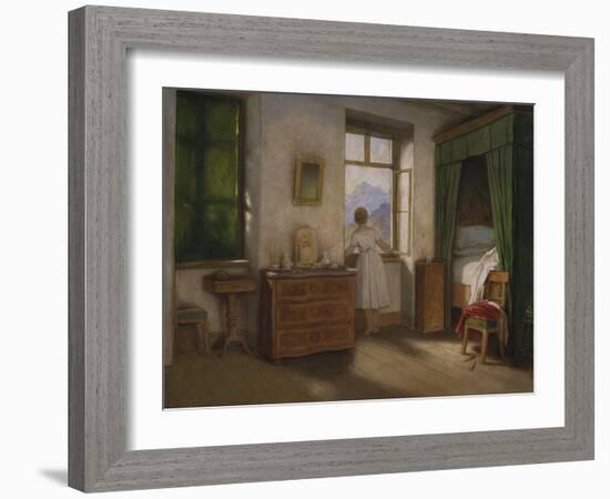 Die Morgenstunde, um 1860-Moritz Von Schwind-Framed Giclee Print