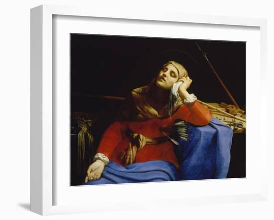 Die Schmerzhafte Muttergottes-Guido Cagnacci-Framed Giclee Print