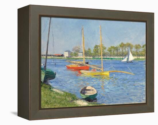 Die Seine bei Argenteuil. 1882-Gustave Caillebotte-Framed Premier Image Canvas