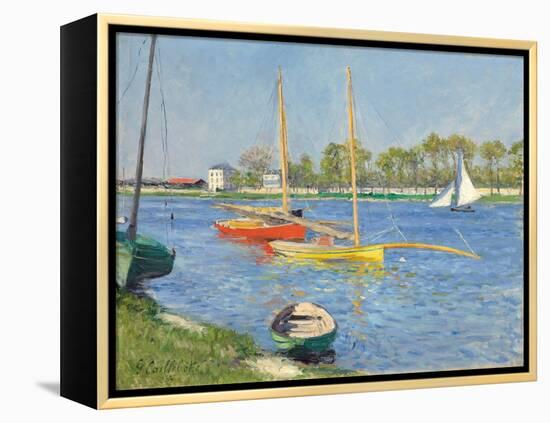 Die Seine bei Argenteuil. 1882-Gustave Caillebotte-Framed Premier Image Canvas