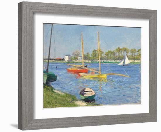 Die Seine bei Argenteuil. 1882-Gustave Caillebotte-Framed Giclee Print