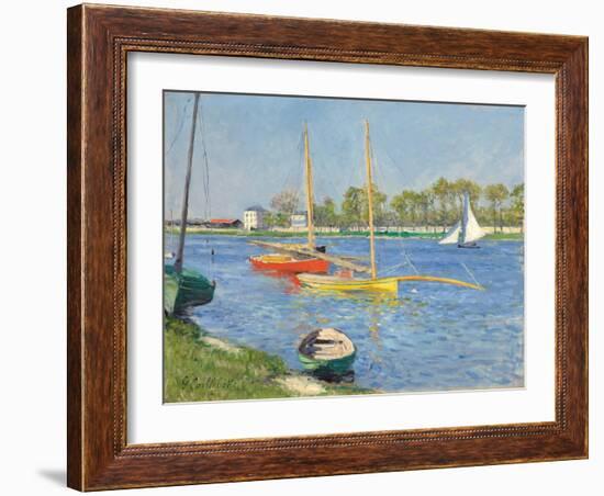 Die Seine bei Argenteuil. 1882-Gustave Caillebotte-Framed Giclee Print