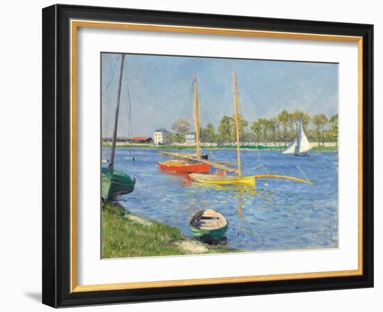 Die Seine bei Argenteuil. 1882-Gustave Caillebotte-Framed Giclee Print