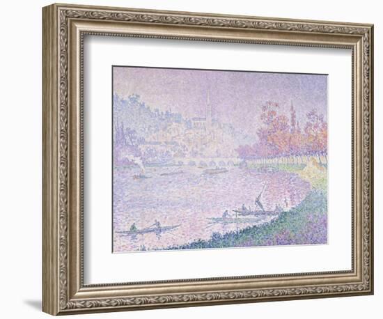 Die Seine Bei Saint-Cloud, 1900-Paul Signac-Framed Giclee Print