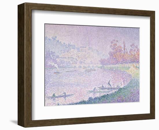 Die Seine Bei Saint-Cloud, 1900-Paul Signac-Framed Giclee Print