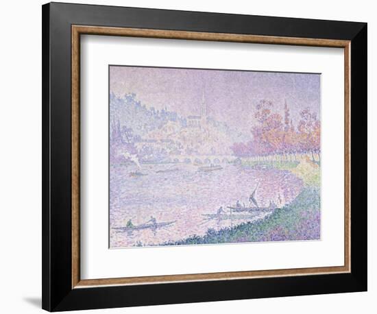 Die Seine Bei Saint-Cloud, 1900-Paul Signac-Framed Giclee Print