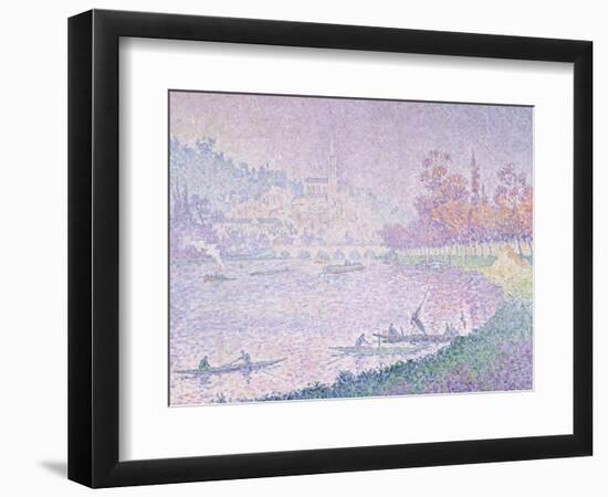 Die Seine Bei Saint-Cloud, 1900-Paul Signac-Framed Giclee Print