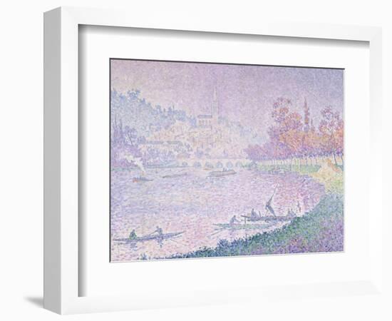 Die Seine Bei Saint-Cloud, 1900-Paul Signac-Framed Giclee Print