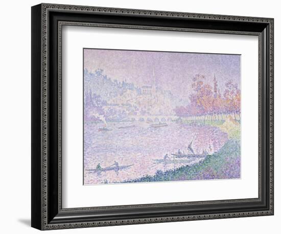 Die Seine Bei Saint-Cloud, 1900-Paul Signac-Framed Giclee Print