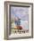 Die Simplonlinie an Den Gestaden Des Genfersees', Poster Advertising Rail Travel around Lake Geneva-Emil Cardinaux-Framed Giclee Print