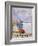 Die Simplonlinie an Den Gestaden Des Genfersees', Poster Advertising Rail Travel around Lake Geneva-Emil Cardinaux-Framed Giclee Print