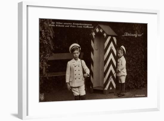 Die Söhne Des Kronprinzenpaares, Zollhaus, Npg 4778-null-Framed Giclee Print