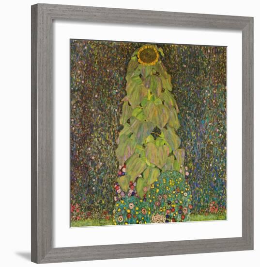 Die Sonnenblume-Gustav Klimt-Framed Art Print