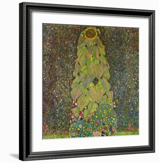 Die Sonnenblume-Gustav Klimt-Framed Art Print