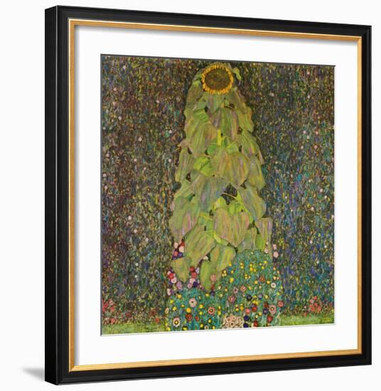 Die Sonnenblume-Gustav Klimt-Framed Art Print