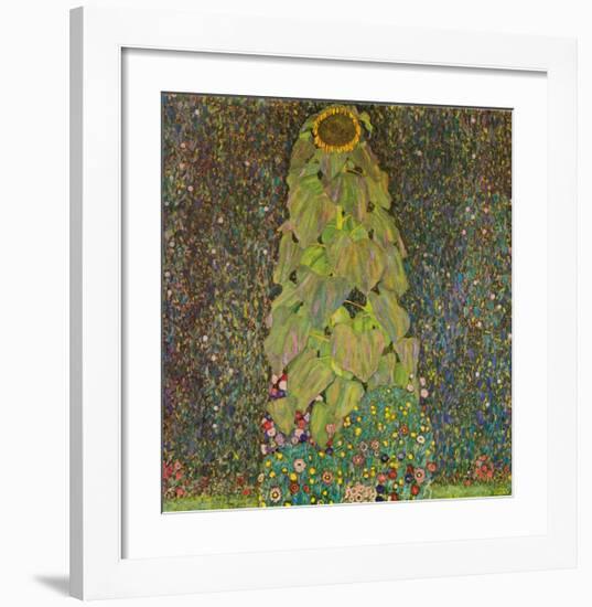 Die Sonnenblume-Gustav Klimt-Framed Art Print