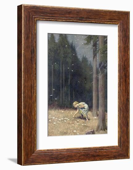 "Die Sternthaler," The Child Gathers up the Star Money-Paul Hey-Framed Photographic Print