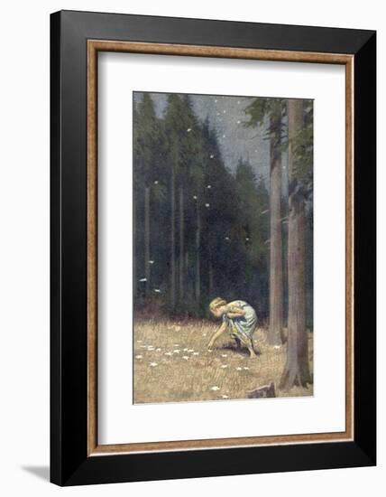 "Die Sternthaler," The Child Gathers up the Star Money-Paul Hey-Framed Photographic Print