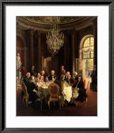 Die Tafelrunde Art Print Adolph Von Menzel Art Com