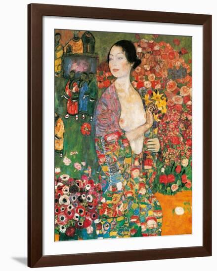 Die Tanzerin-Gustav Klimt-Framed Art Print