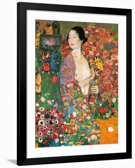 Die Tanzerin-Gustav Klimt-Framed Art Print