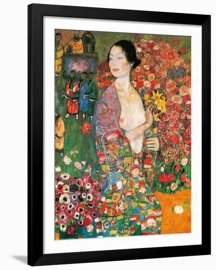 Die Tanzerin-Gustav Klimt-Framed Art Print