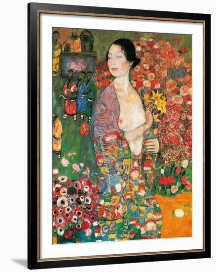 Die Tanzerin-Gustav Klimt-Framed Art Print